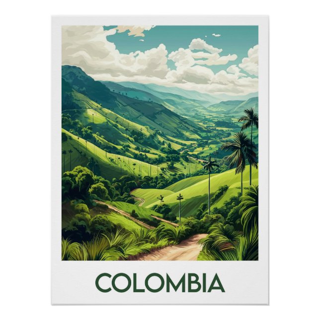 Pôster Colombia Poster (Frente)