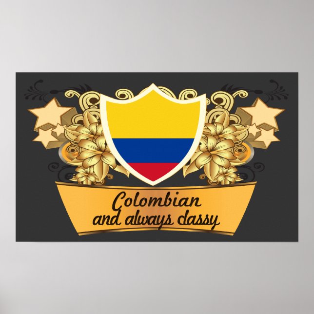 Pôster Colombiano clássico (Frente)