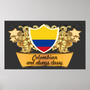 Pôster Colombiano elegante