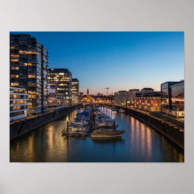 Poster Colônia Alemanha Harbour (Frente)