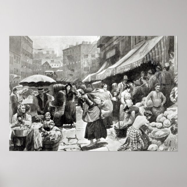 Pôster Colônia Italiana de Benda Mulberry em Nova York (Frente)