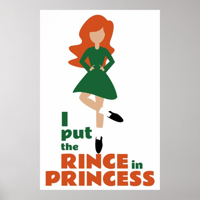 Poster Coloquei o Rince na Princesa | Red Hair Irish Danc (Frente)