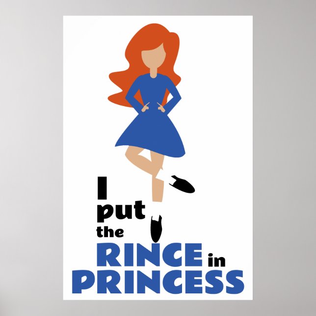 Poster Coloquei o Rince na Princesa | Red Hair Irish Danc (Frente)