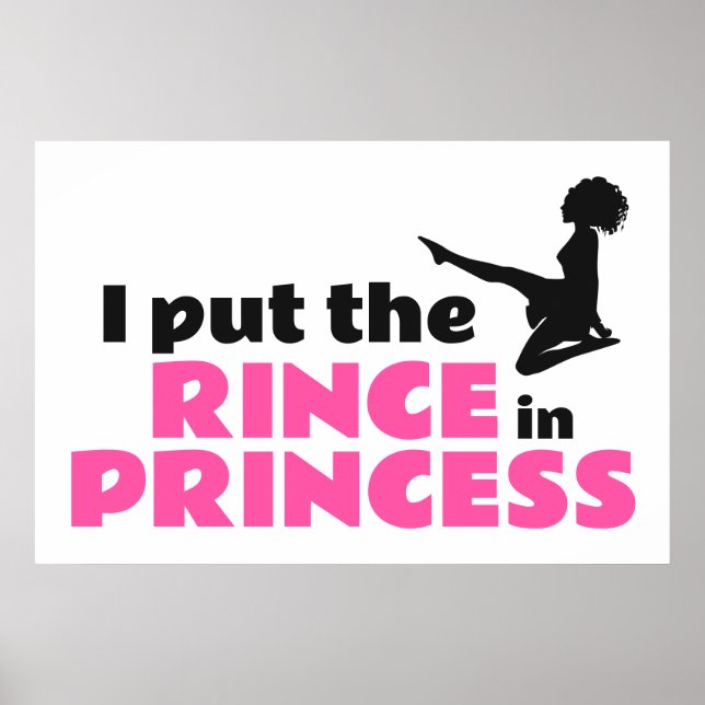 Poster Coloquei Rince na Princesa Dança Irlandesa (Frente)