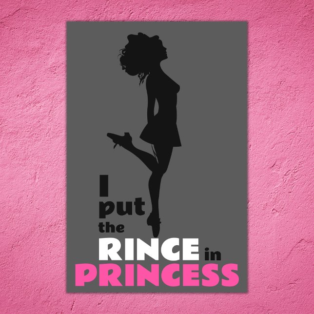 Poster Coloquei Rince na Princesa Dança Irlandesa (Criador carregado)
