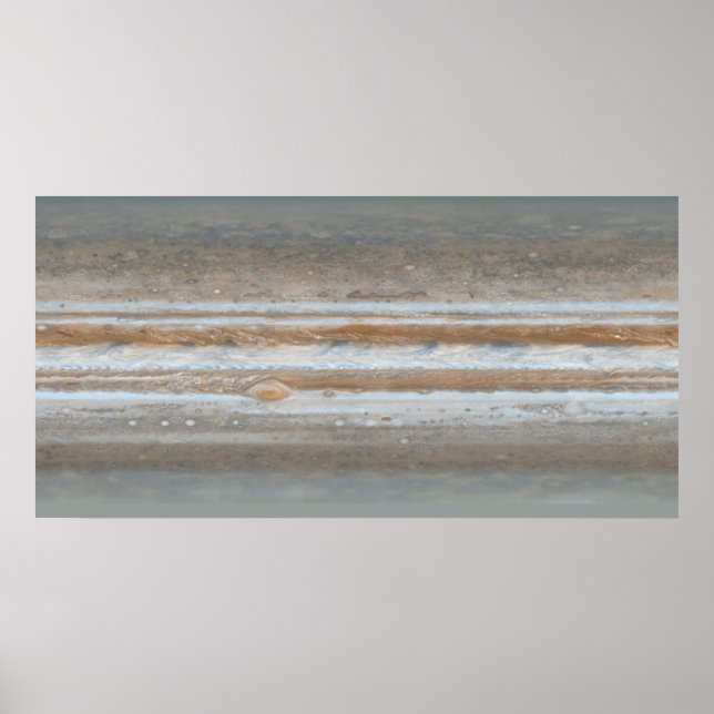 Poster Color map of Jupiter (Frente)