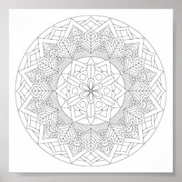 Poster Color-Your-own Mandala 060517_3