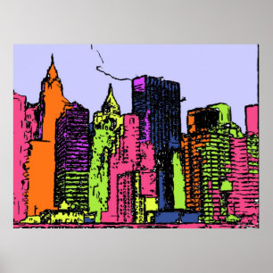 Poster Colora minha cidade