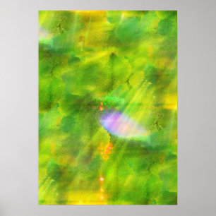 Pôster colora o verde sem emenda do fundo, amarelo