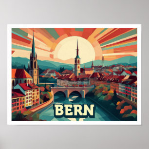 Poster Coloração artística de Berna Suiça