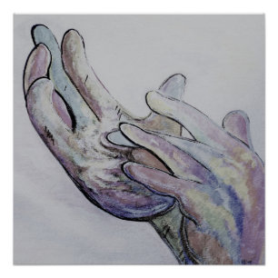 Pôster Coloração ASL Jesus Denim