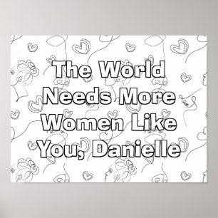 Poster Coloração Internacional Personalizada do Dia da Mu