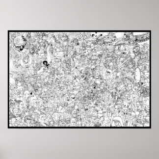 Poster Coloração SciFi vs Fantasy