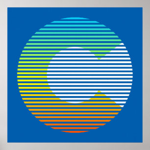 Pôster coloração seca