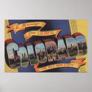 Poster Colorado (o estado alto da milha)