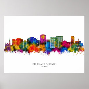 Poster Colorado Primavera Skyline