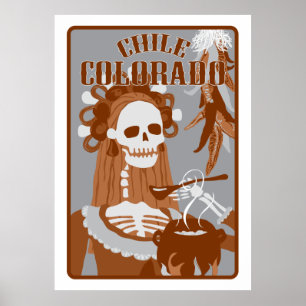 Poster Colorado: queimadura laranja