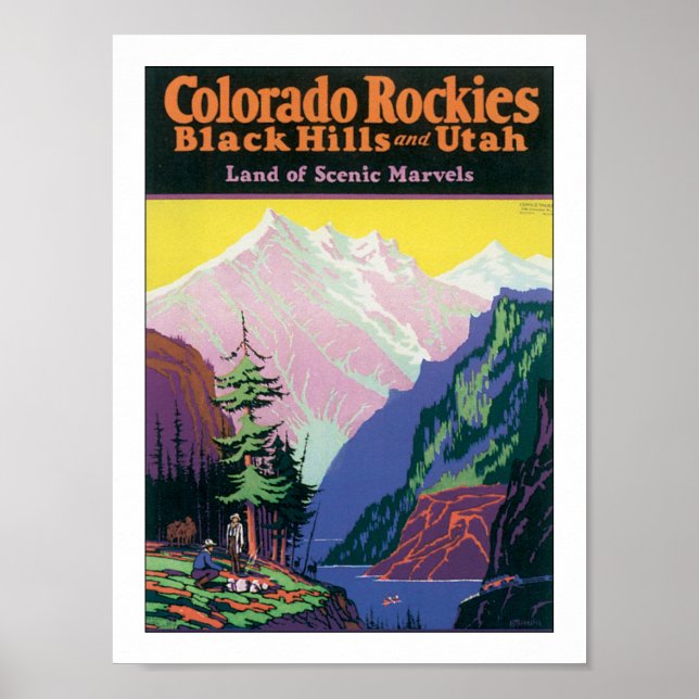 Pôster Colorado Rockies (Frente)