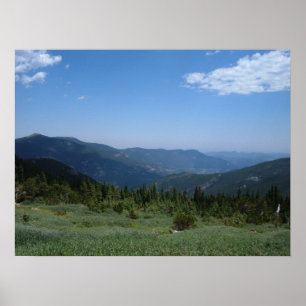 Poster Colorado Rocky Mountain Panorama