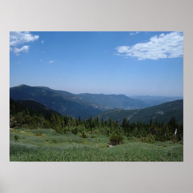Poster Colorado Rocky Mountain Panorama (Frente)