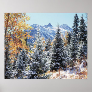 Poster Colorado, San Juan Mountains, Primeira neve