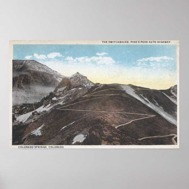 Pôster Colorado Springs, Colorado 4 (Frente)
