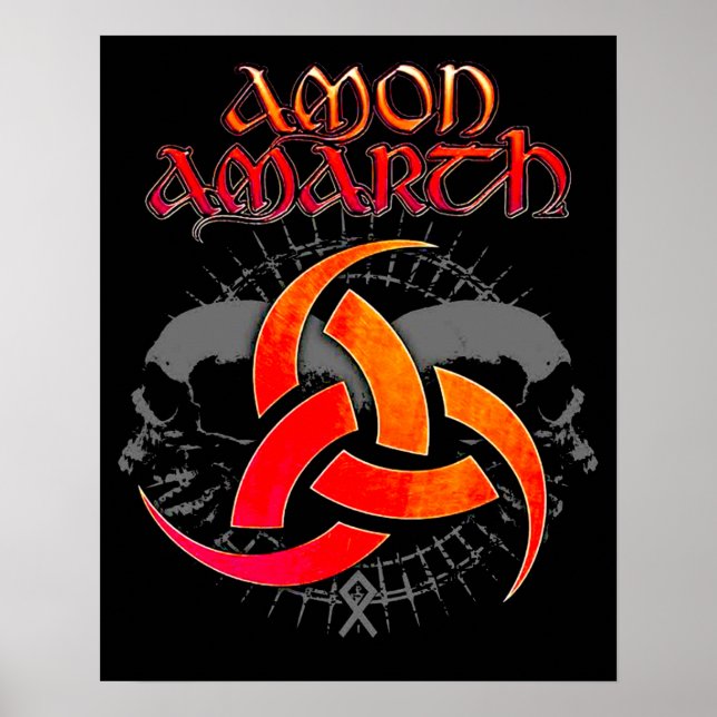Poster Colore amon amarth com T-Shirt clássico mais vendi (Frente)