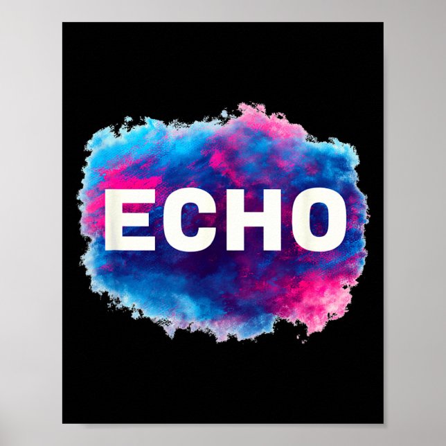Poster Colorful Echo Look  (Frente)