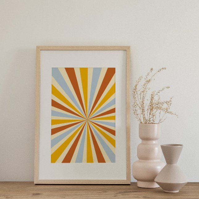 Poster Colorida Colorida do Groovy Psíquico Retroa (Criador carregado)