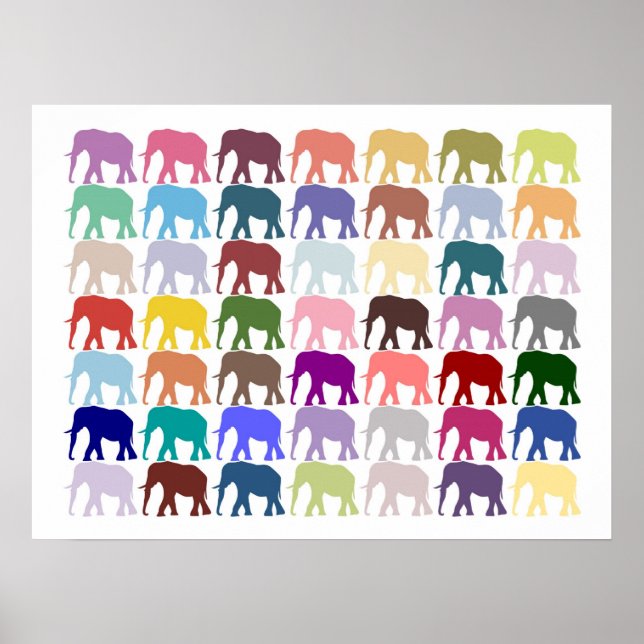 Pôster Colorida Herd (Frente)