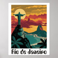 Colorido Rio de Janeiro Brasil Viagem Arte