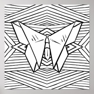 Poster Colorido-se ou enforcando-se como uma arte preta e