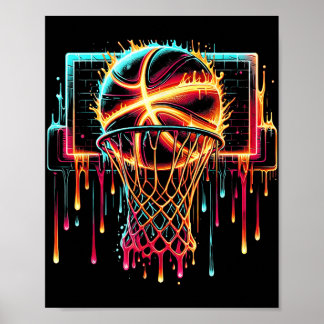 Poster Colorir Basquete Colorido Colorir Coluna Lâmpada C