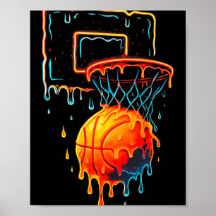 Poster Colorir Basquete Colorido Colorir Coluna Lâmpada C