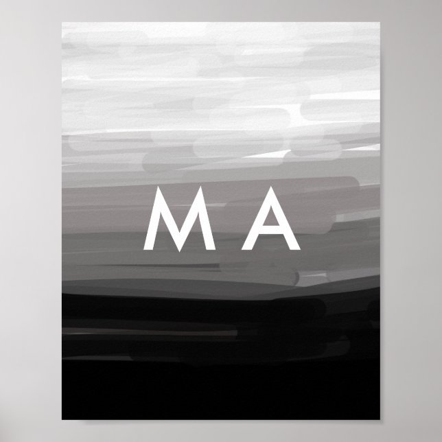 Poster Colorir imagem de texto do seu nome (Frente)