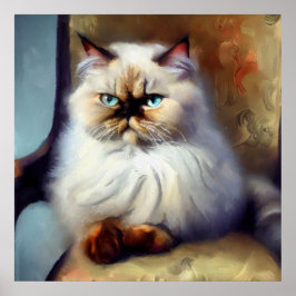 Poster Colorpoint Persian Cat
