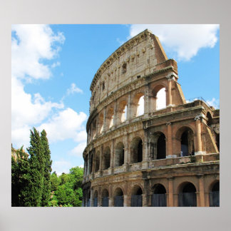 Poster Coloseu em Roma, Itália