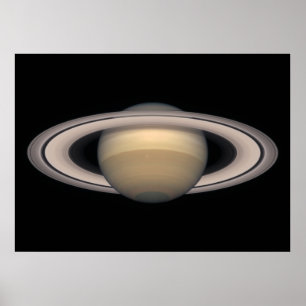 Poster colossal de Saturn - presente do espaço e