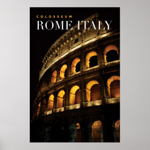 Poster colosseum Roma Italia