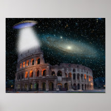 Colosseum Roma Itália Conhece Espaço e OVNI