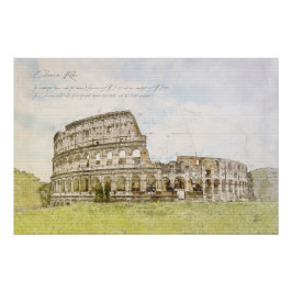 Pôster Colosseum Rome