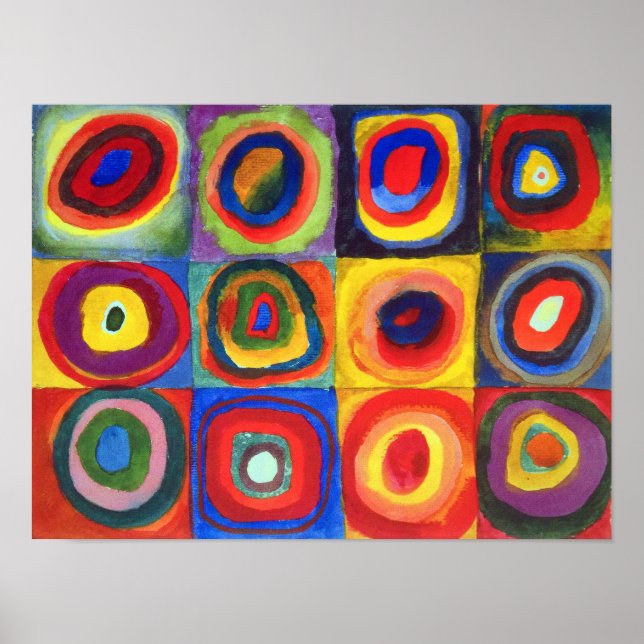 Poster Colour Study de Wassily Kandinsky (Frente)