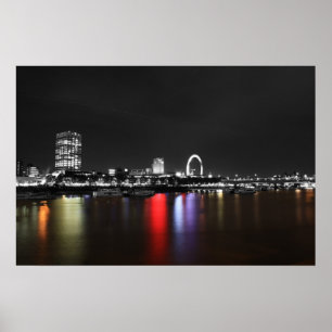 Poster Coloursplas da skyline de Londres
