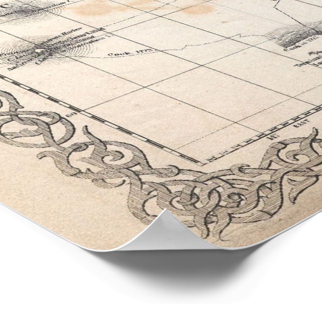 Pôster Colton Map of the World on Mercator Projettion (Ma (Borda)