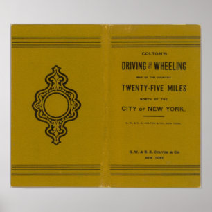 Poster Colton's Driving and Wheeling Map of the US 3