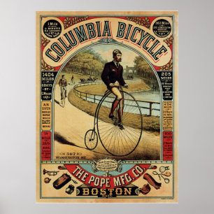 Poster Columbia Bicicleta