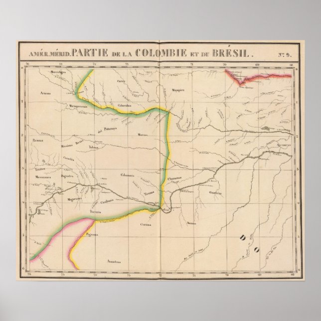 Pôster Columbia, Brazil (Frente)