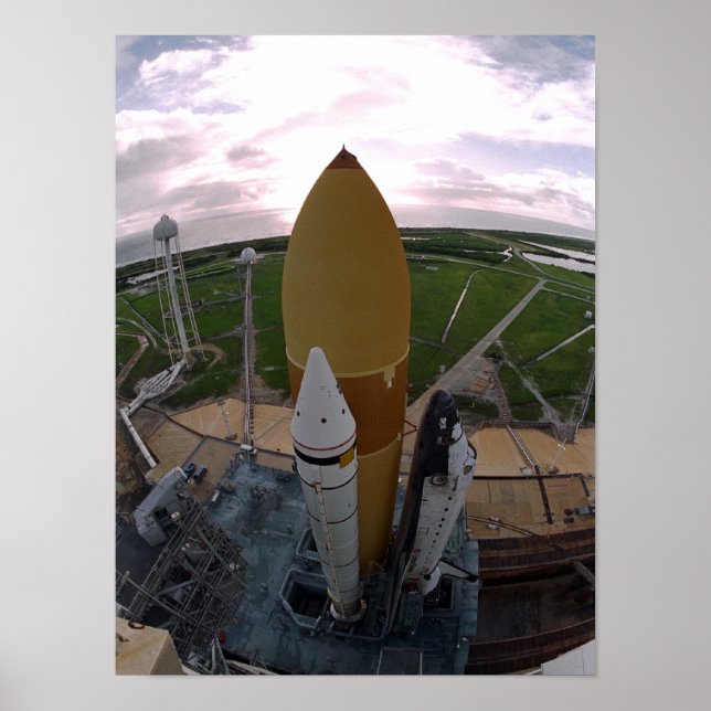 Pôster Colúmbia do Caudal Espacial (STS-94) (Frente)