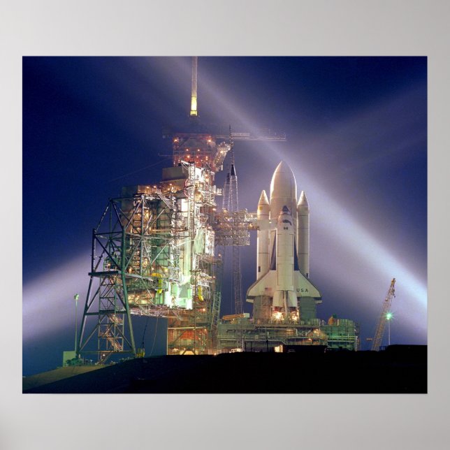 Pôster Colúmbia do Shuttle Espacial (STS-1) (Frente)
