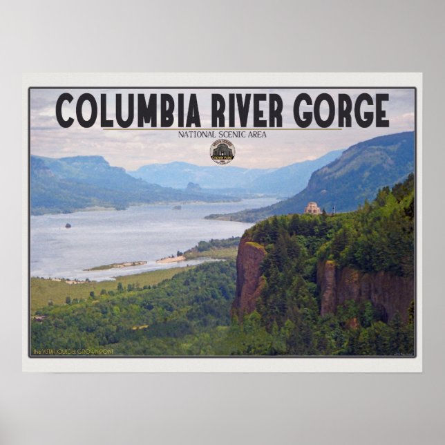 Pôster Columbia Gorge - Crown Point.jpg (Frente)